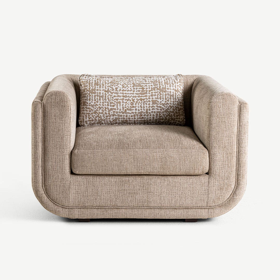 Frest 1 Seater Sofa Ecru