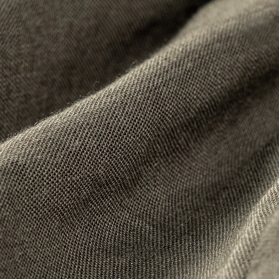 Gavin Washed Cotton Fitted Sheet -Grey