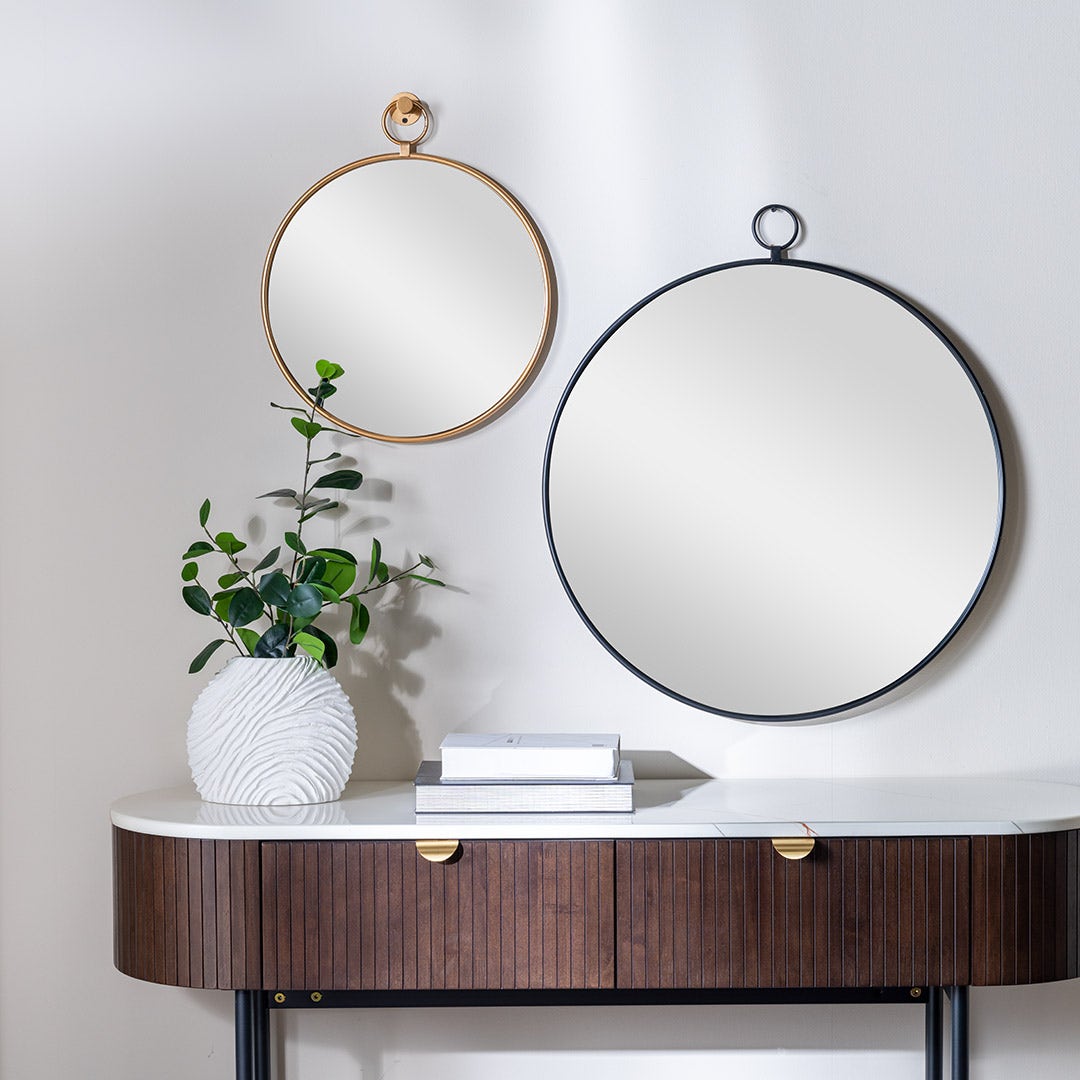 Gela Wall Mirror -Gold