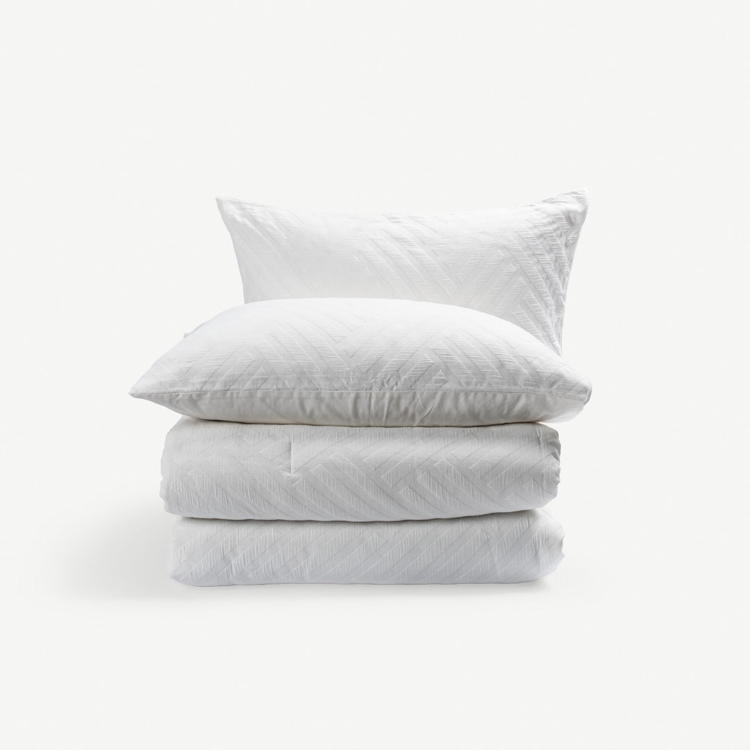 Geo-Matelasse Comforter Set-240x260cm