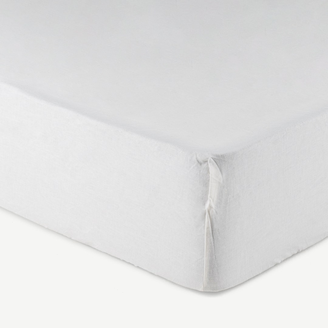 Giovanni Ctn Linen Fitted Sheet 180x200