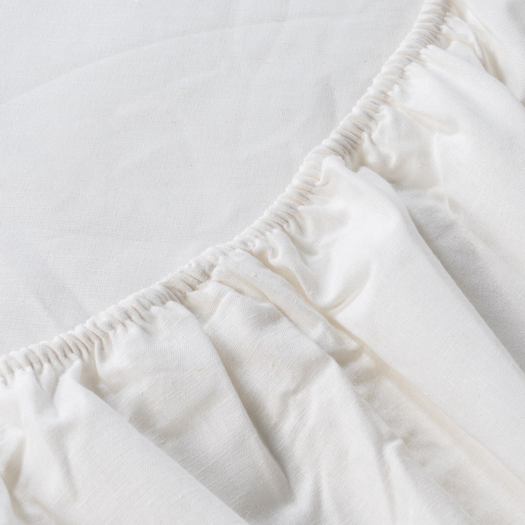 Giovanni Ctn Linen Fitted Sheet 180x200