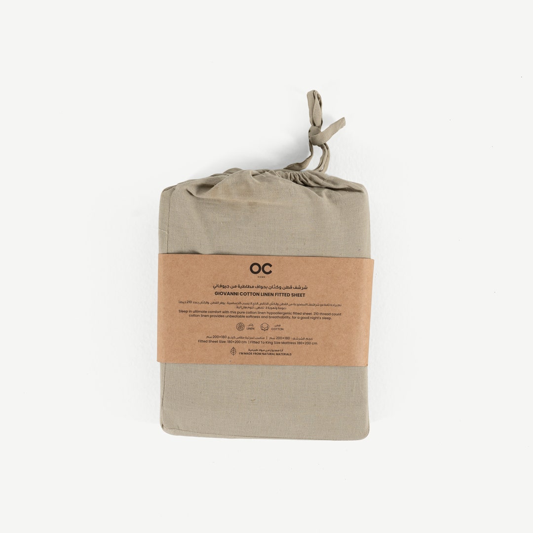 Giovanni Ctn Linen Fitted Sheets