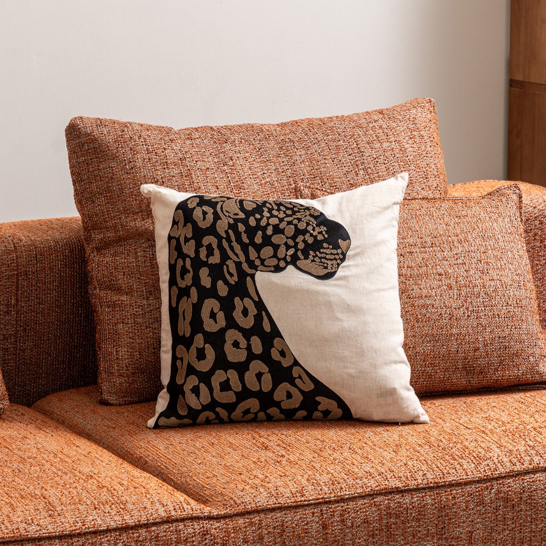 Golda Embroidered Cushion - 45x45cm