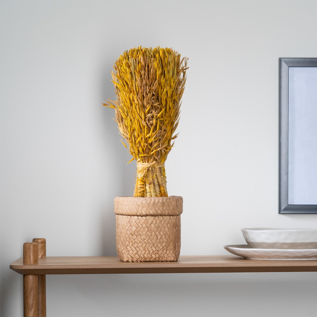 Grassy Dried Harvest Bunch-Yellow