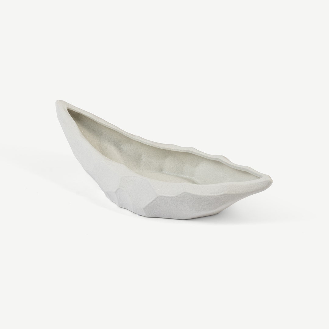 Gretel Ceramic Décor Plate -White
