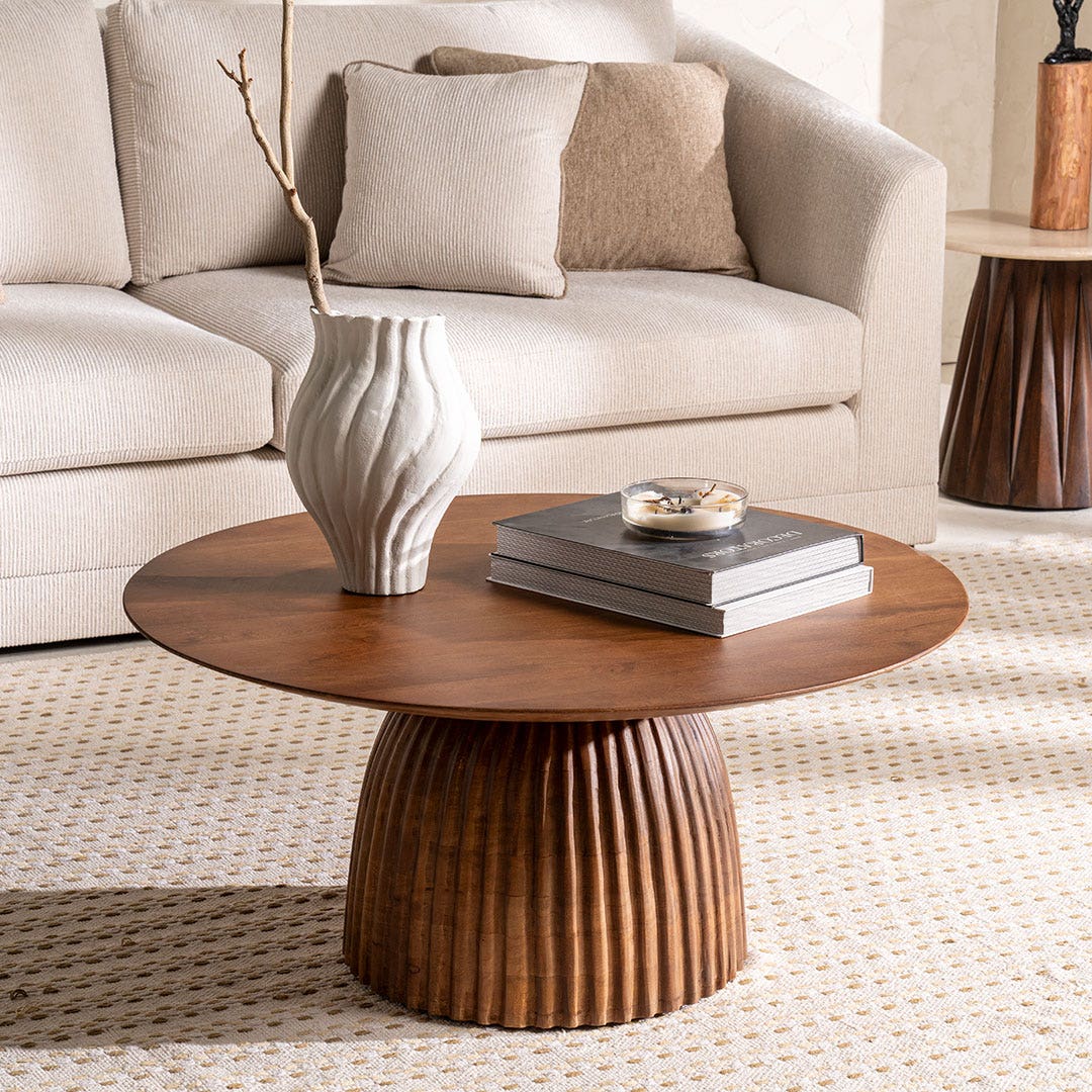 Haley Center Table Brown