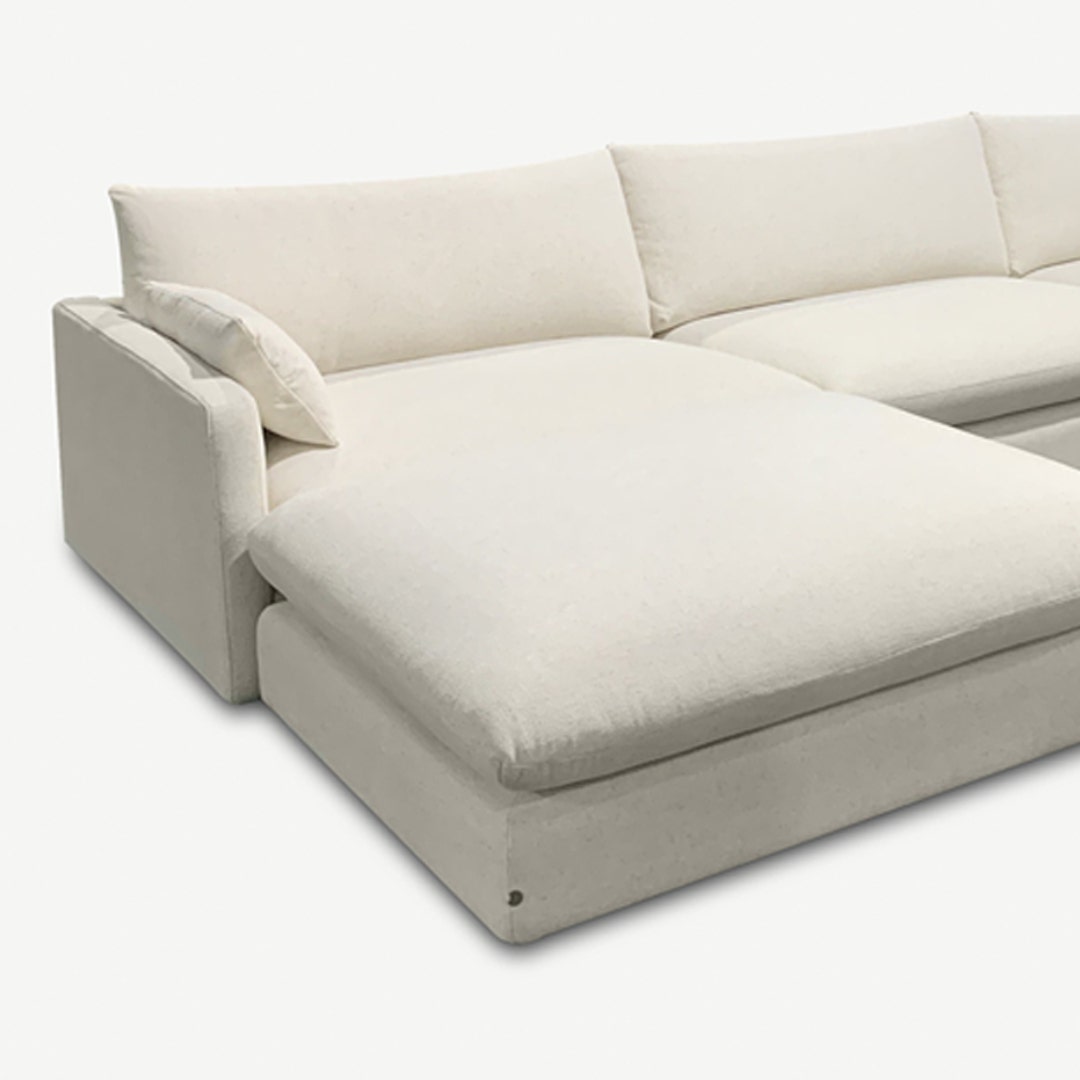 هالستون كنبة زاوية - كريمي