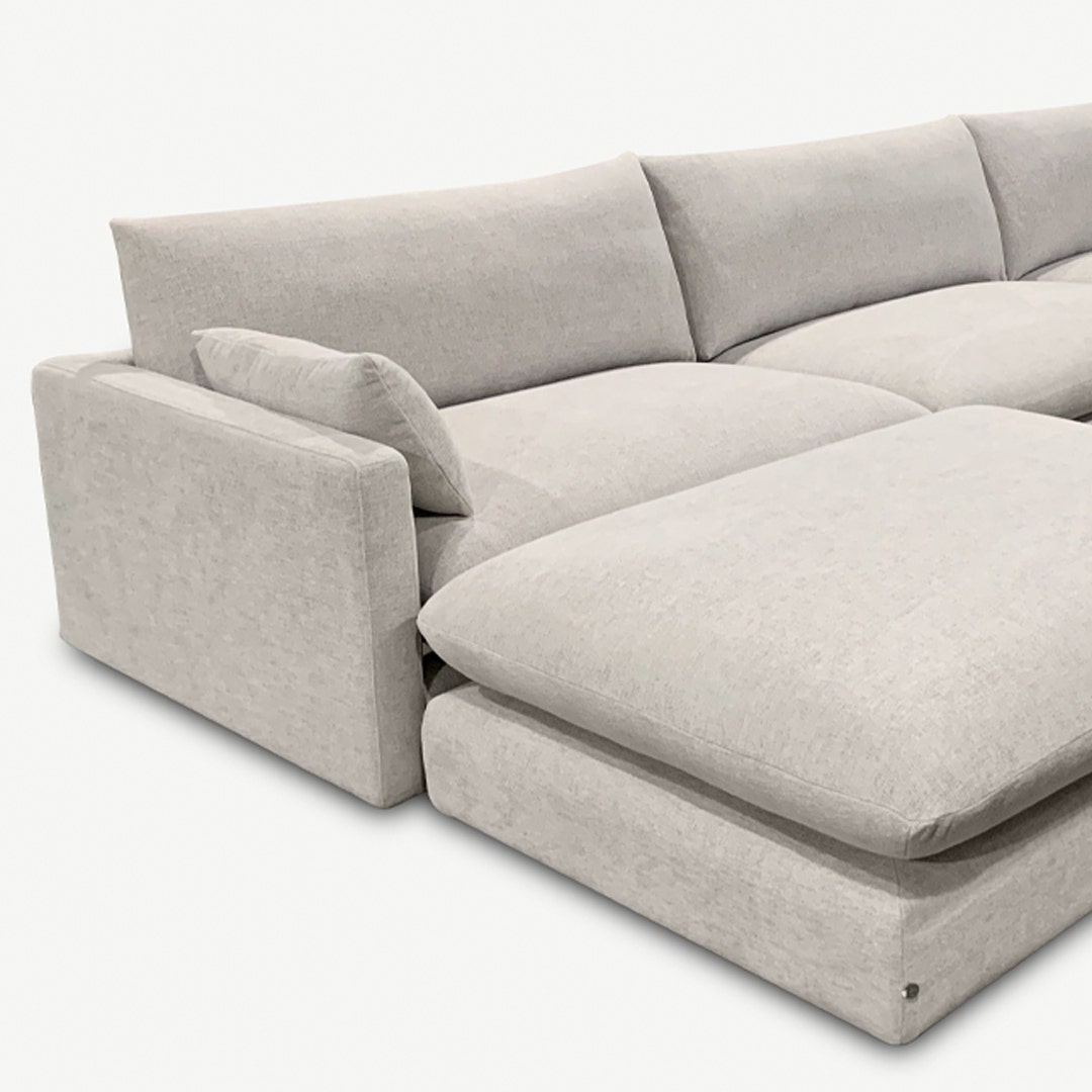 Halston Corner Sofa Pastel Grey - PF