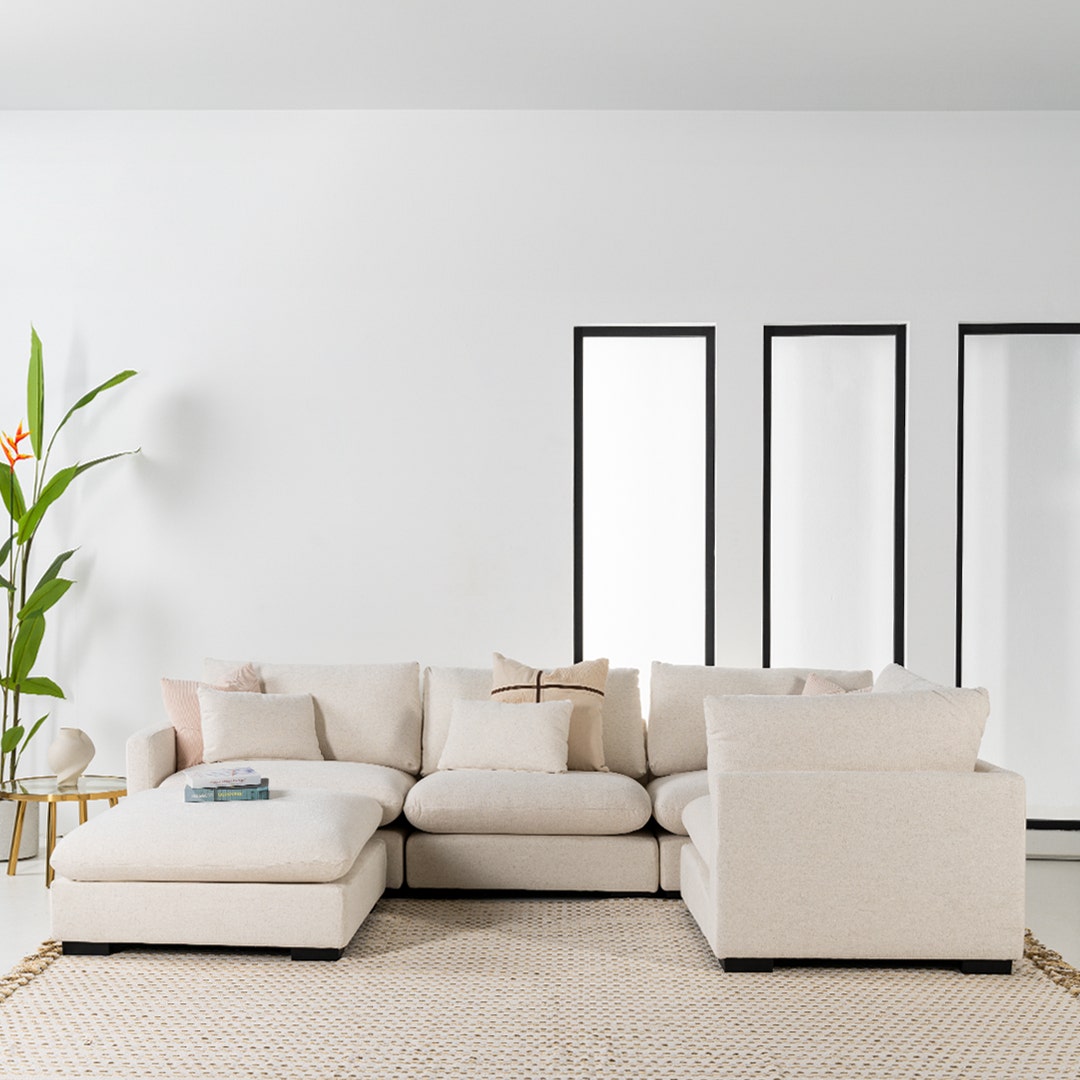 Halston Modular Corner Ivory- PF