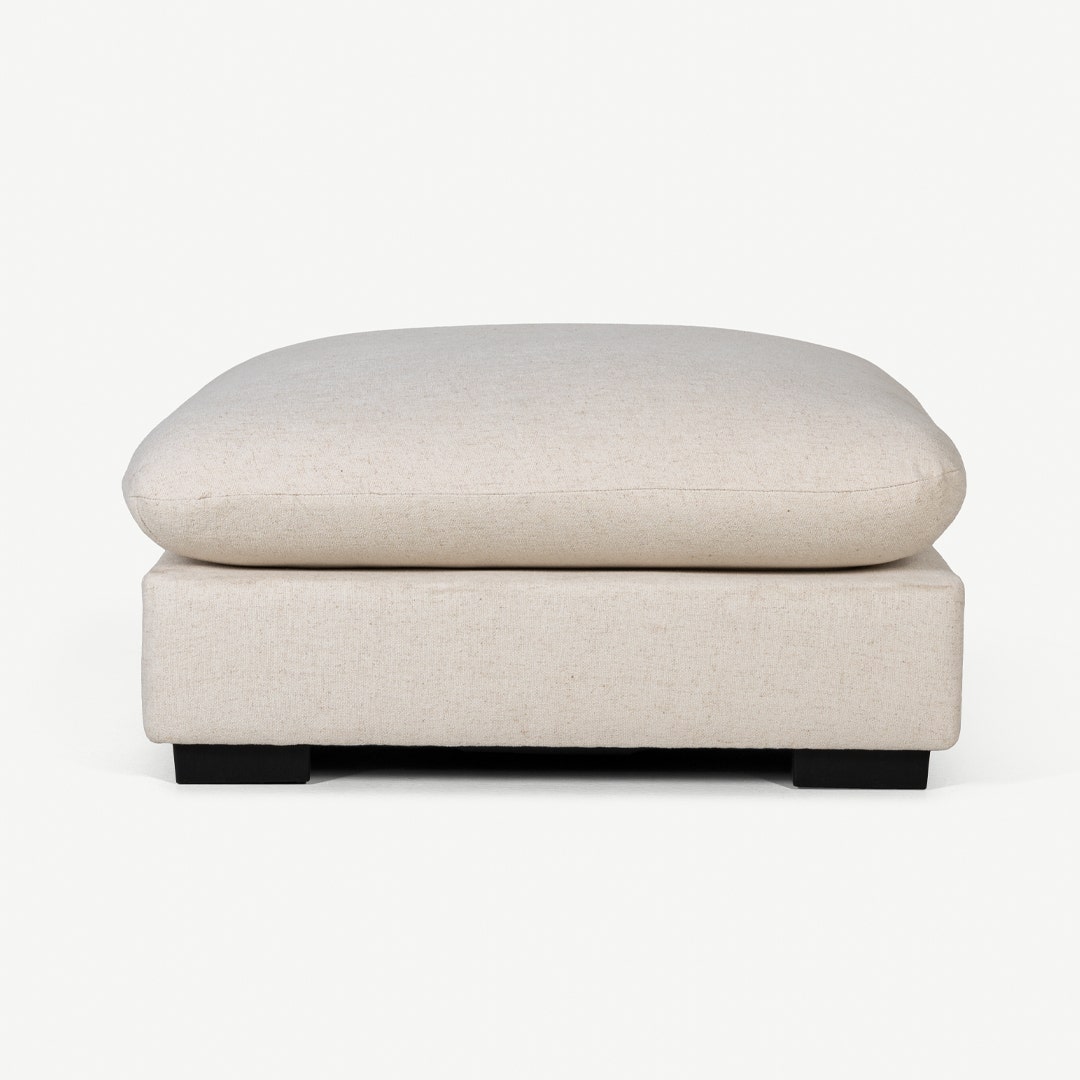 Halston Ottoman Ivory- PF