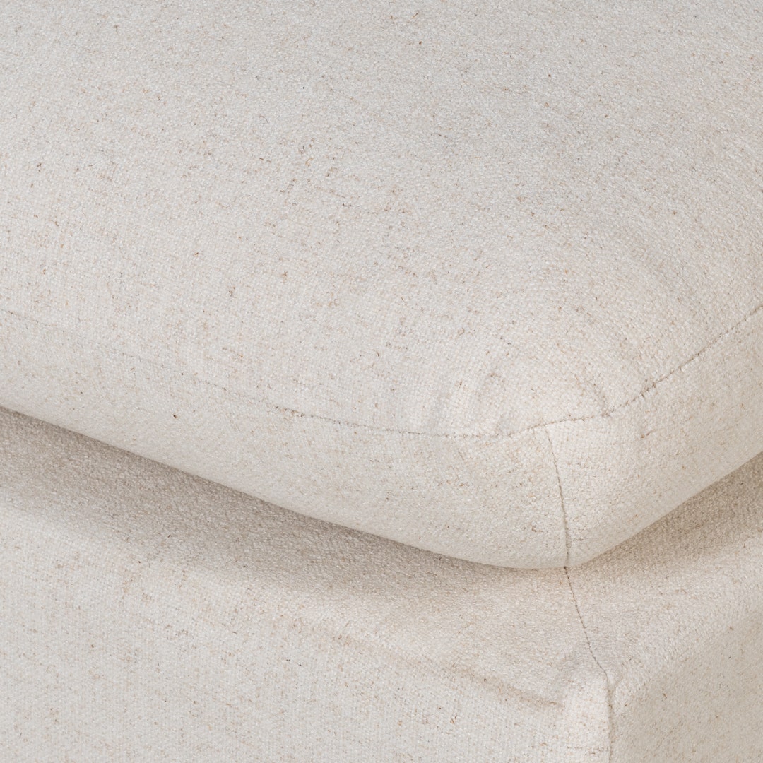 Halston Ottoman Ivory- PF