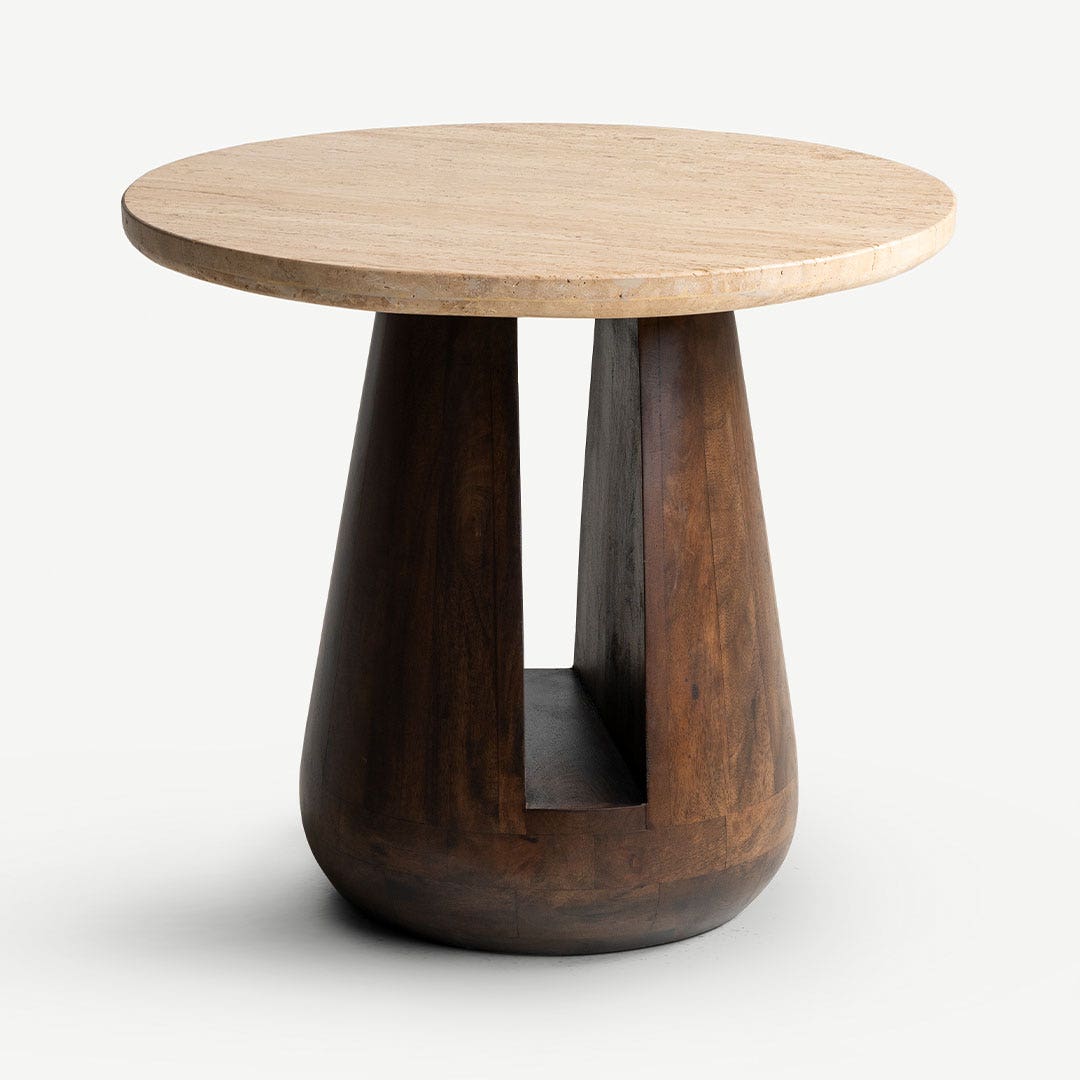 Hawkins End Table Beige