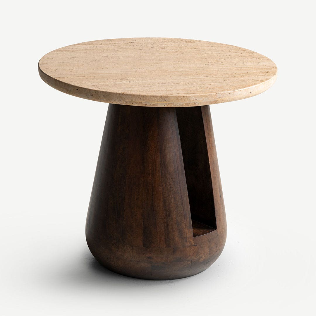 Hawkins End Table Beige