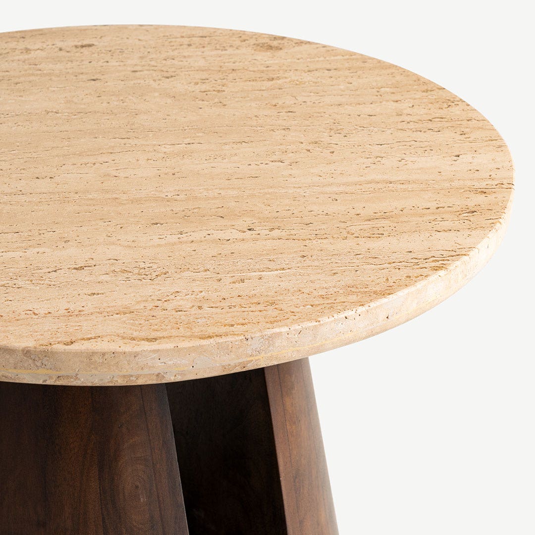 Hawkins End Table Beige