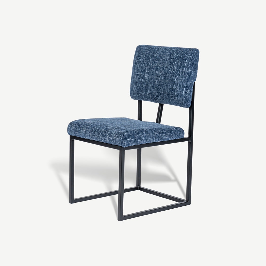 Herdan Dining Chair Navy Blue