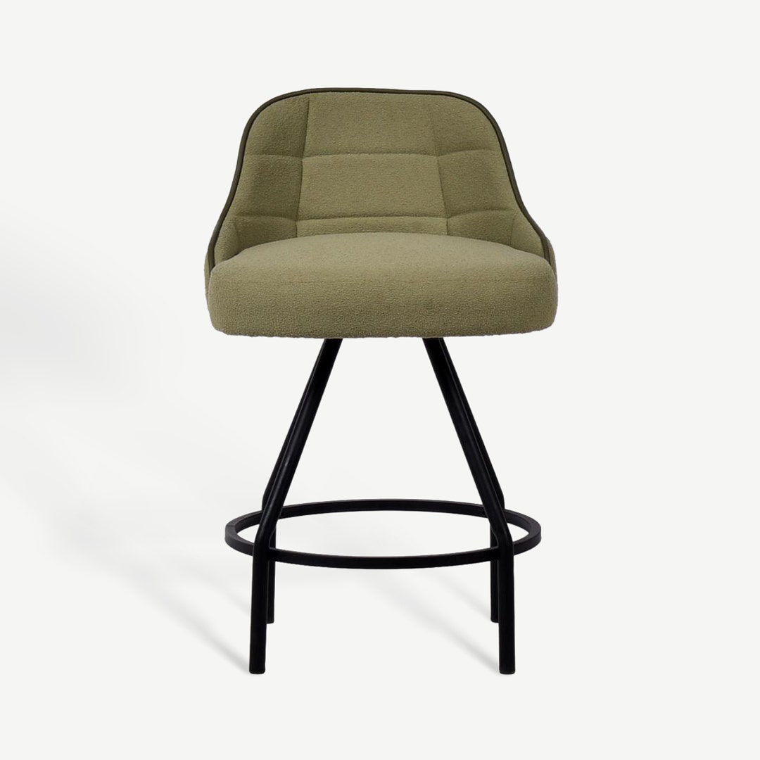 Herten Bar Chair Olive Green
