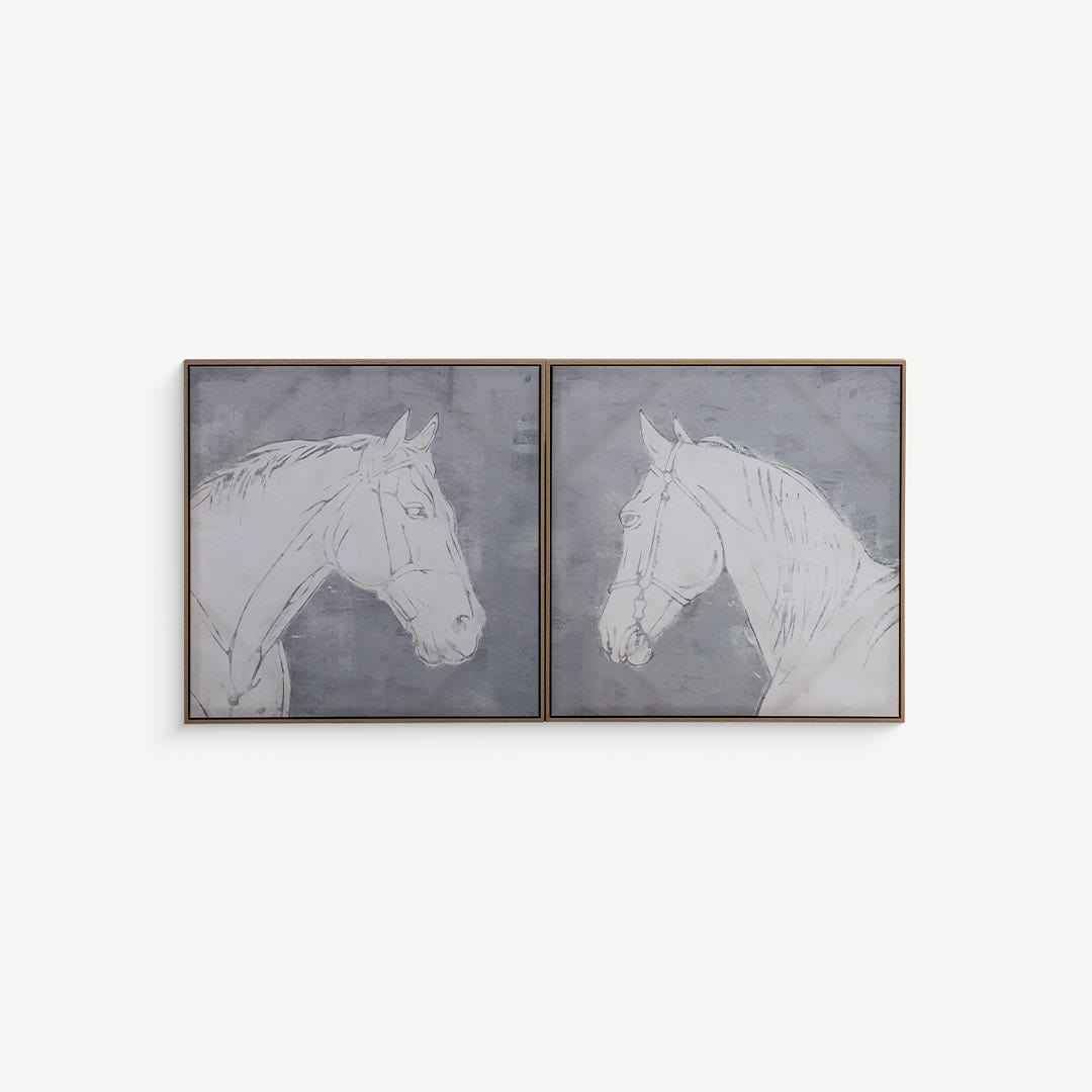 Hestur Framed Wall Art Set of 2