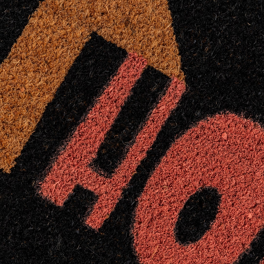 سجادة باب بطبعة للمنزل - 30 × 75 سم