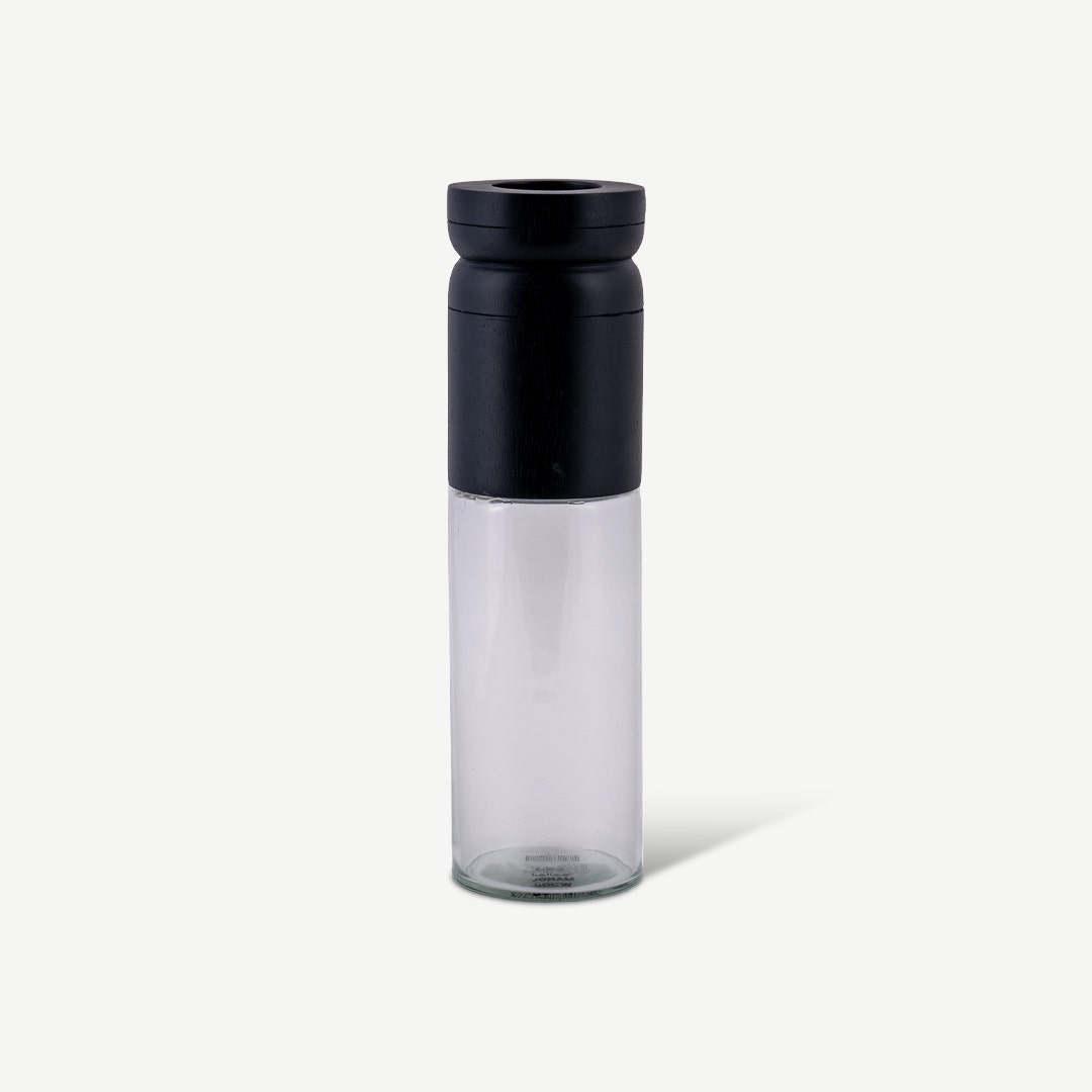 Howie Pillar Candle Holder Black