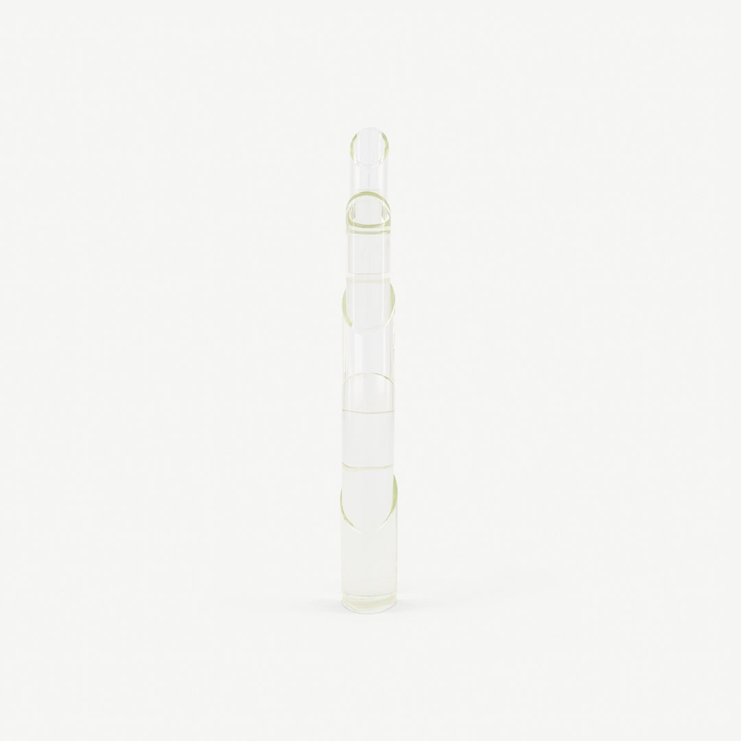 شمعة هوجو أبيض مائلة حامل - 38 سم