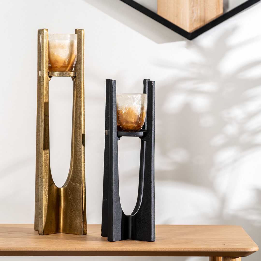 Jadis Woodland Pillar Candle Holder 31cm