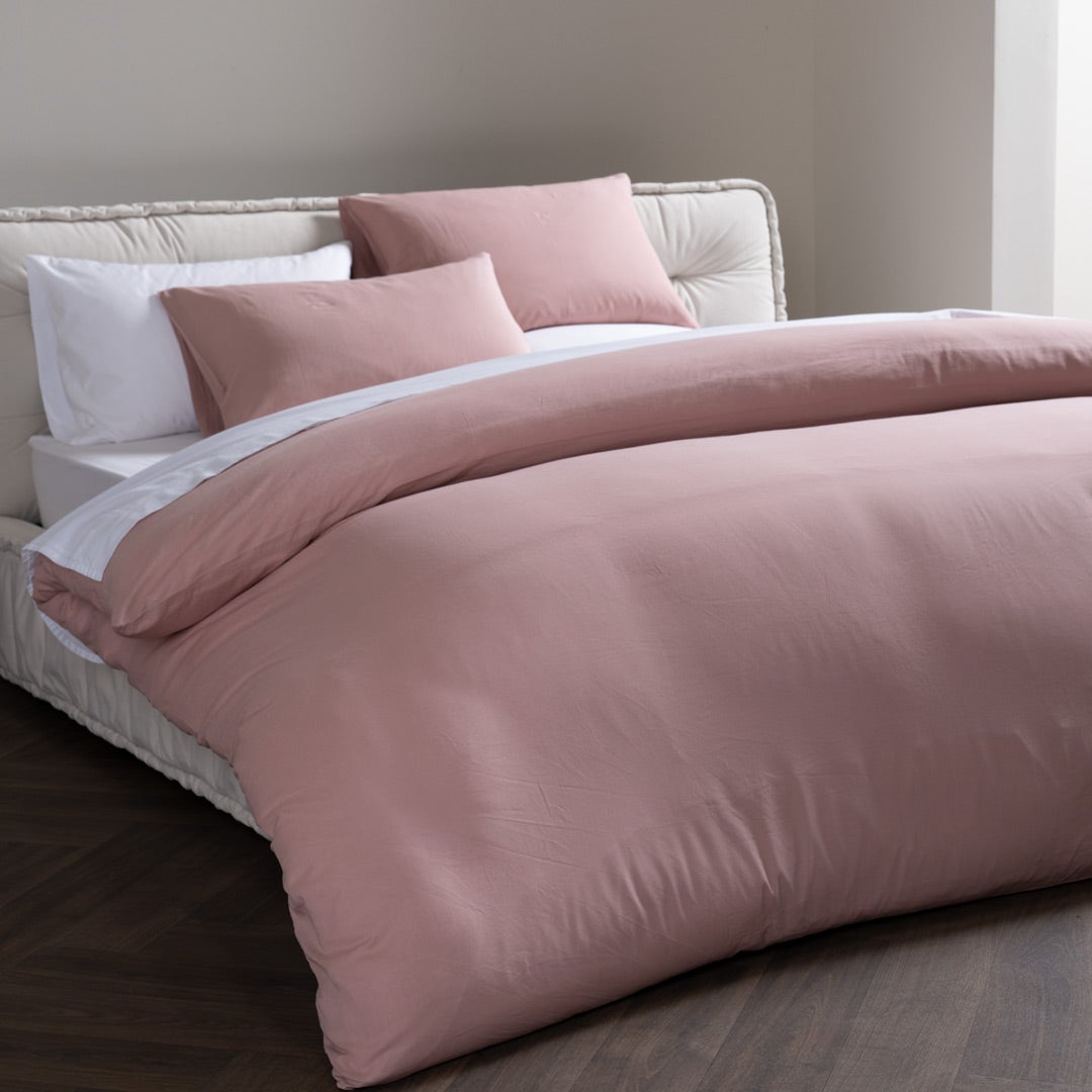 Jaha Duvet Cover Set 200x200cm-DustyPink