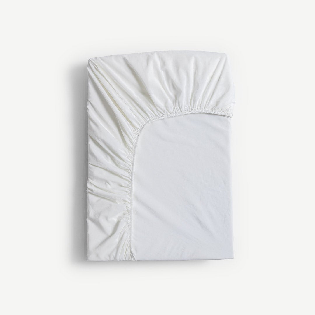 Jaha Fitted Sheet 160x200cm - White