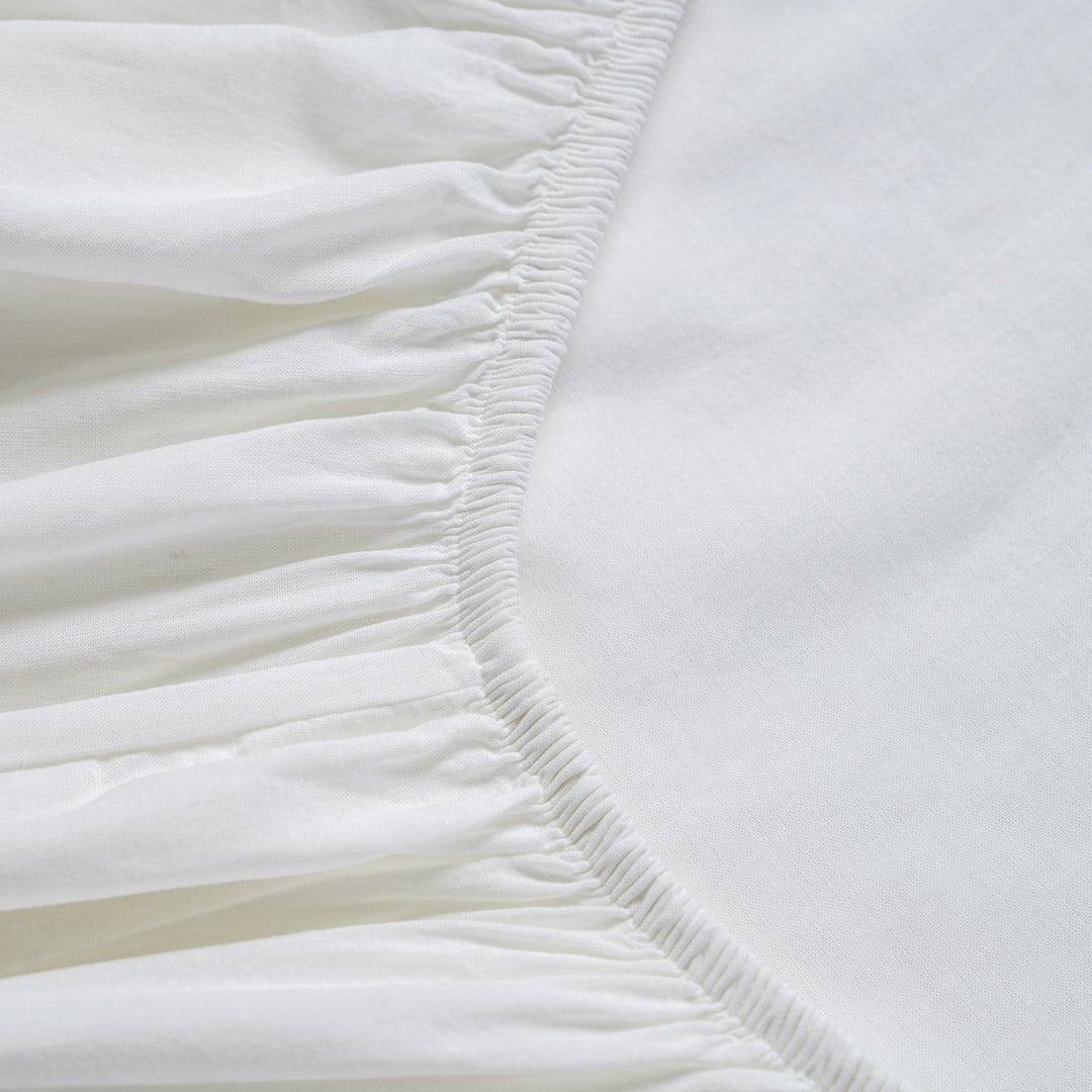 Jaha Fitted Sheet 160x200cm - White