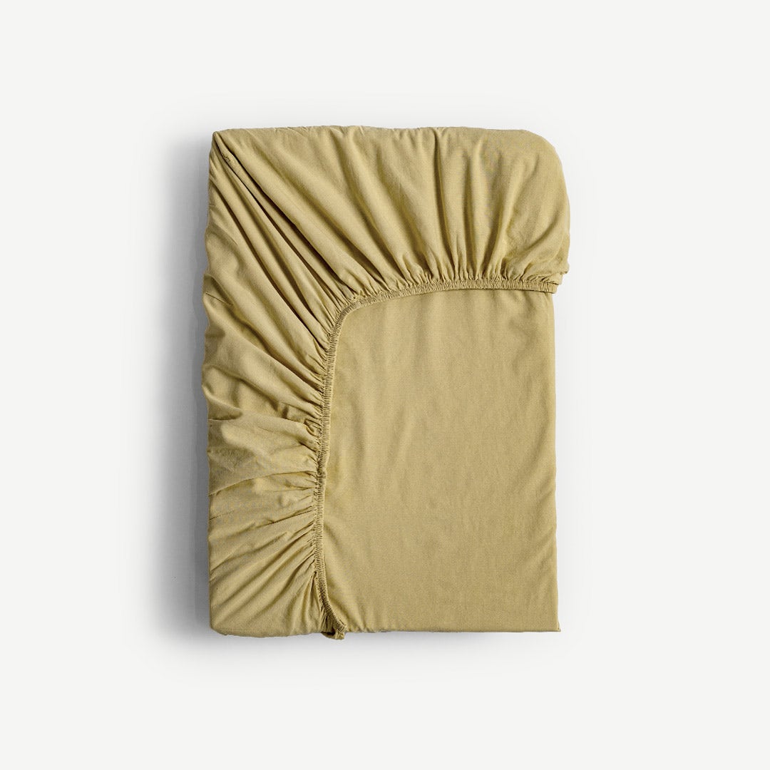 Jaha Fitted Sheet 200x200cm-Ecru