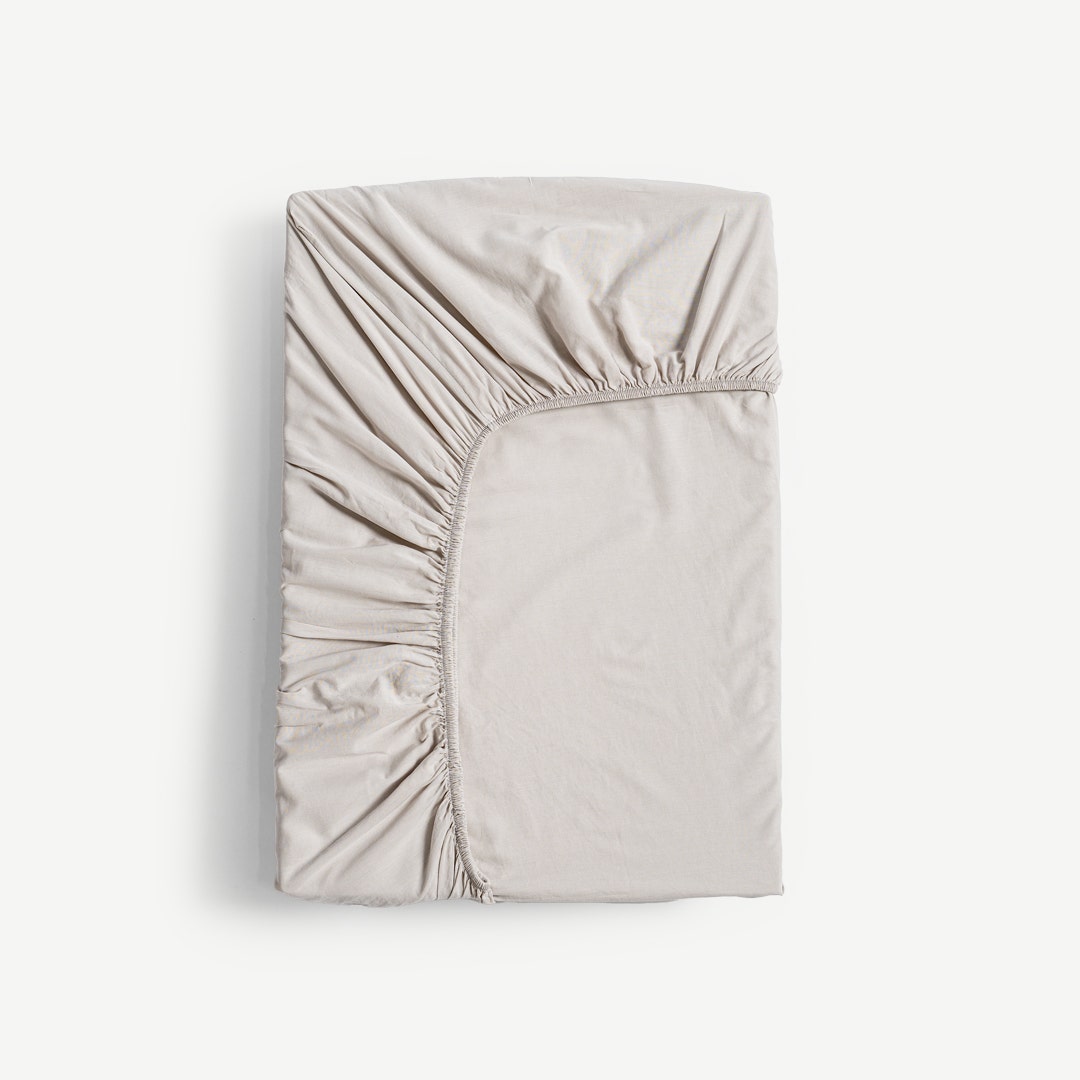 Jaha Fitted Sheet 90x200cm- Pastel Grey