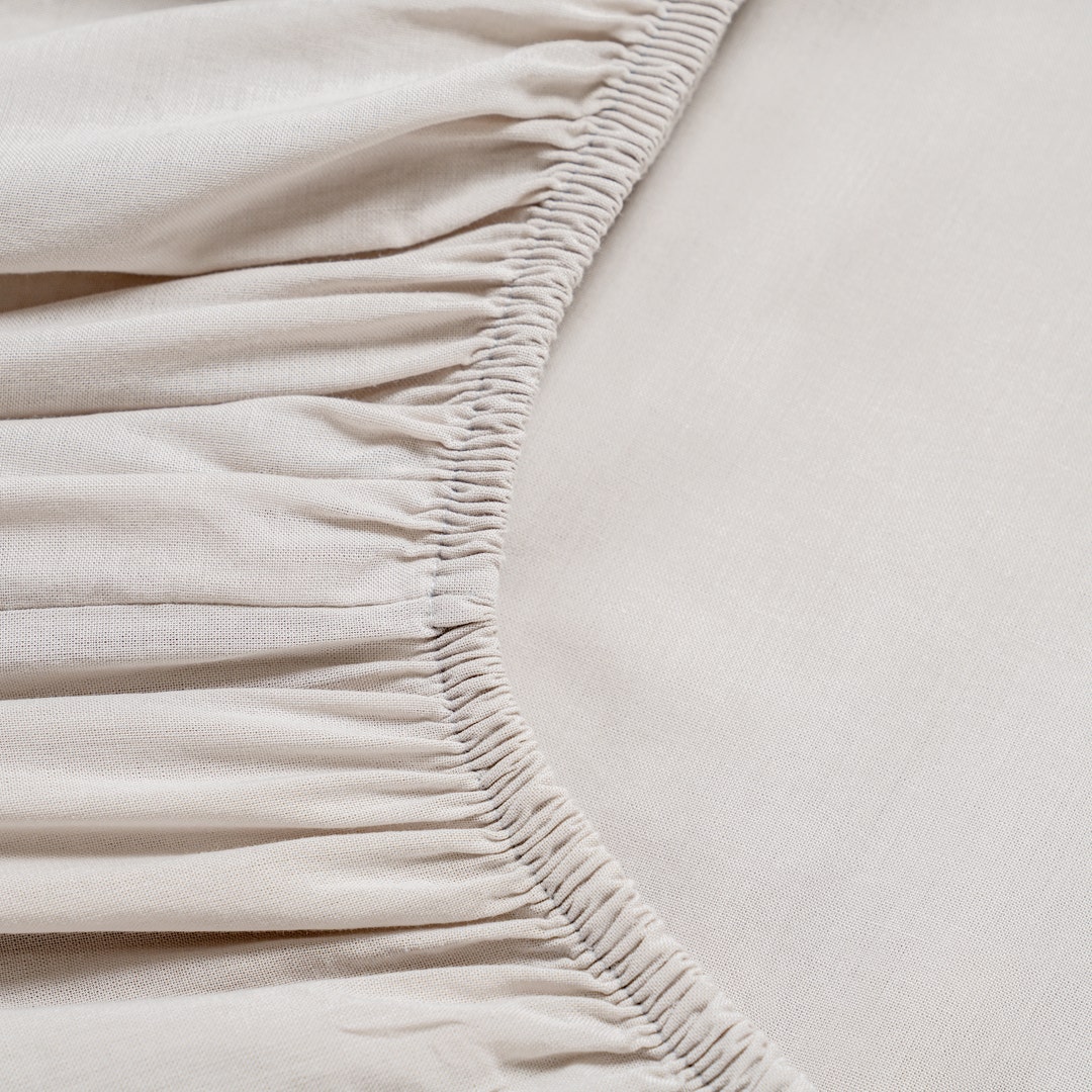 Jaha Fitted Sheet 90x200cm- Pastel Grey