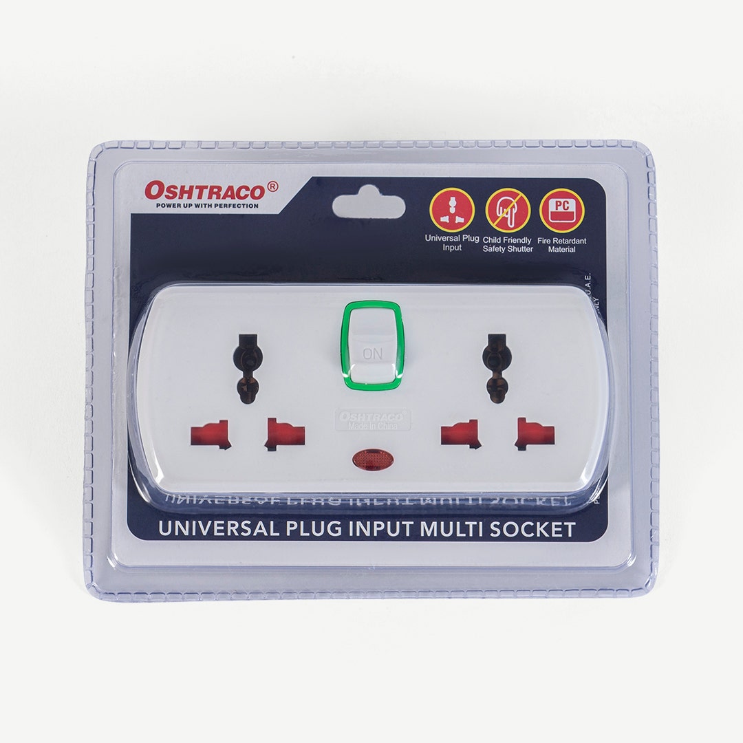 Jaxen 2 Way Universal Multi Socket