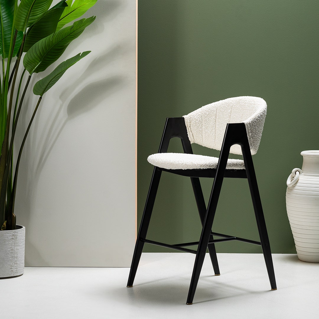 Jayne Bar Chair Ivory