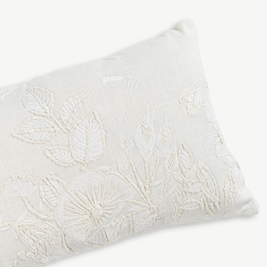 Jena Embroidered Cushion - 30x50cm