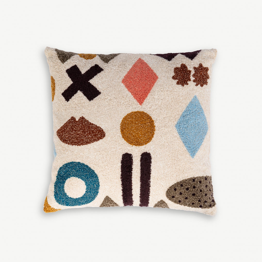 Julien Filled Cushion -50x50cm Multicolor