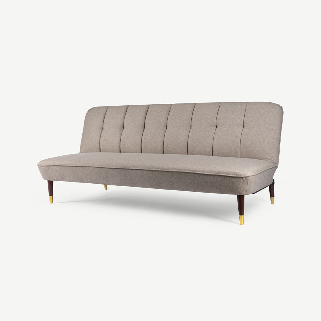 Kai Greige 3 Seater Sofa Bed