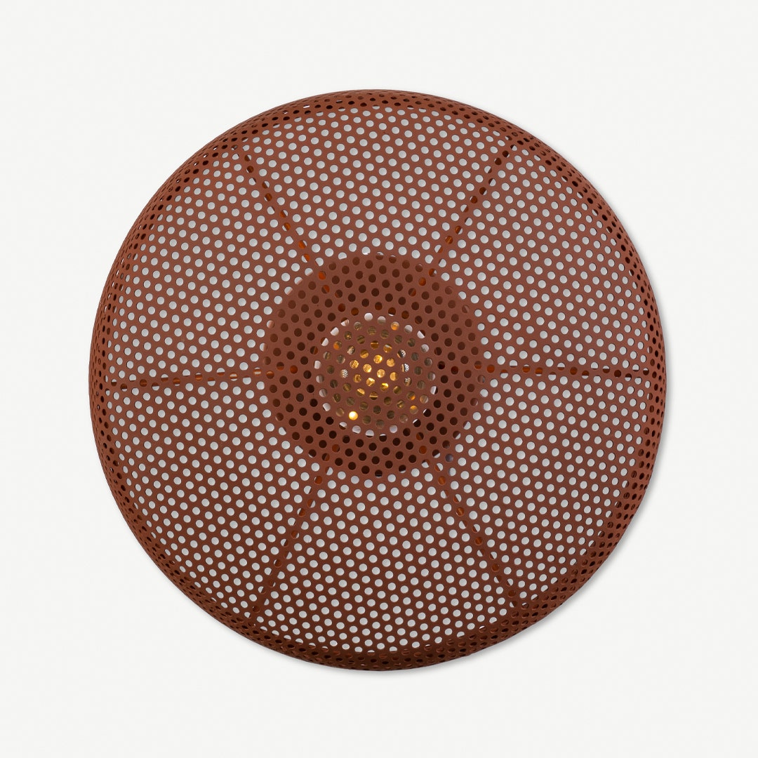 Kailin Metal Wall Lamp Terracotta