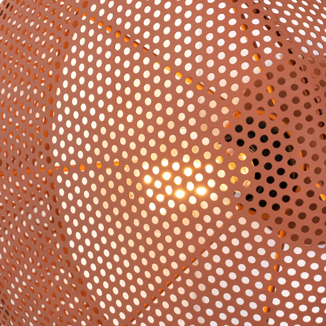 Kailin Metal Wall Lamp Terracotta