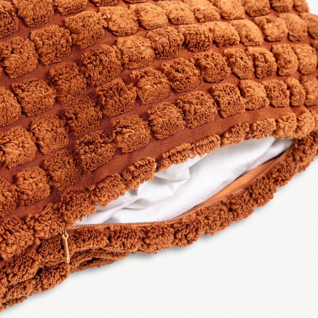 Kane Cushion Cover Rust - 60x60cm