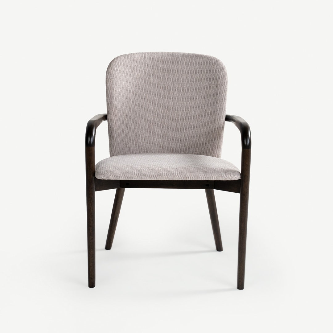 Karmil Dining Arm Chair Walnut ll