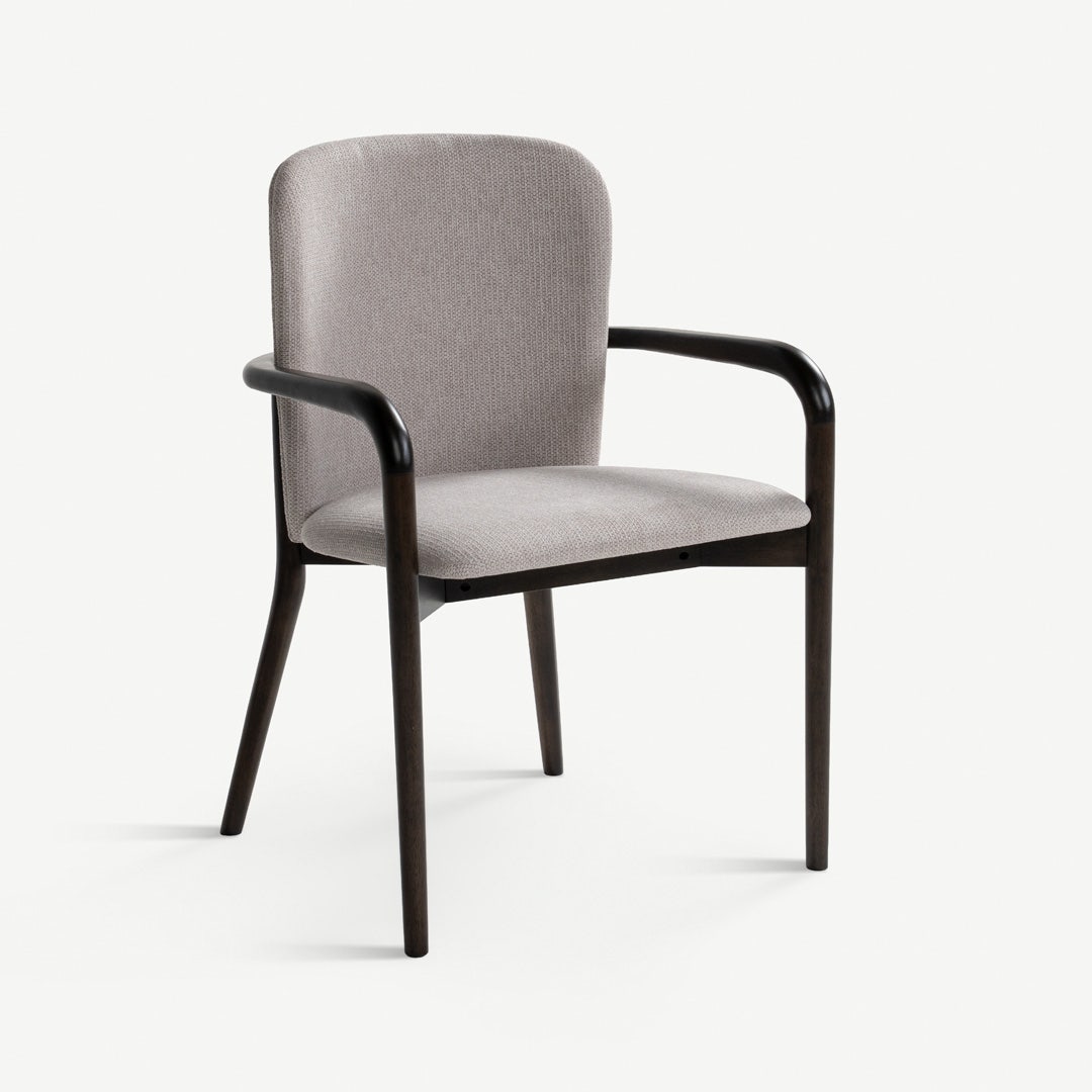 Karmil Dining Arm Chair Walnut ll