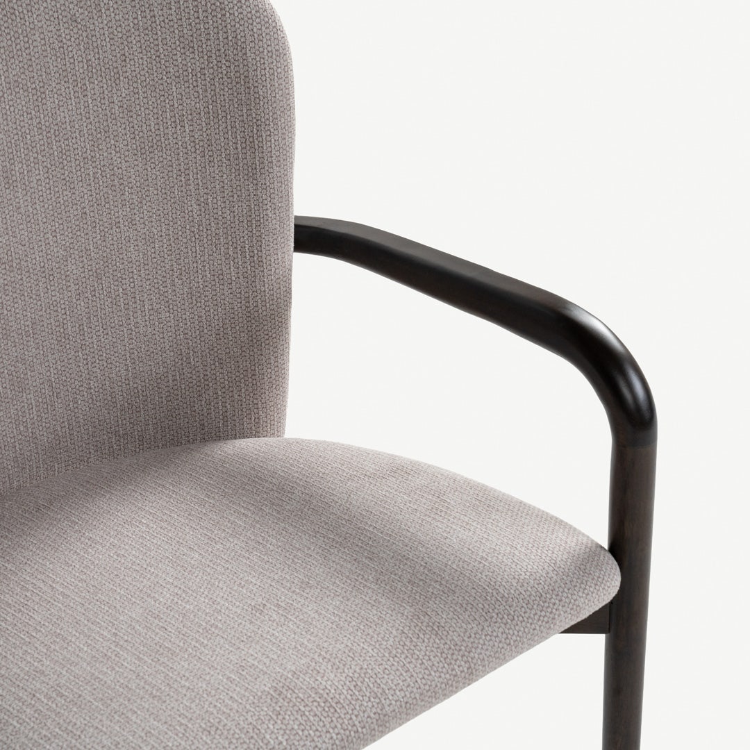 Karmil Dining Arm Chair Walnut ll