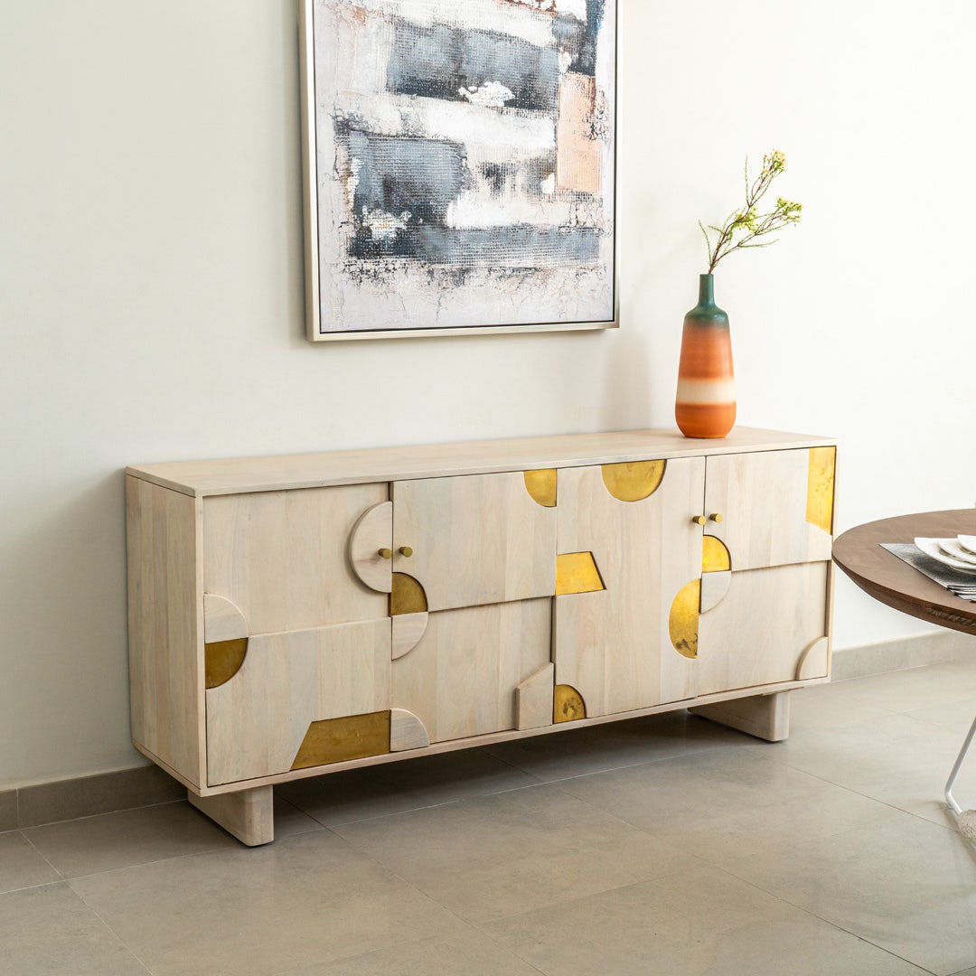 Kasper Side Board White