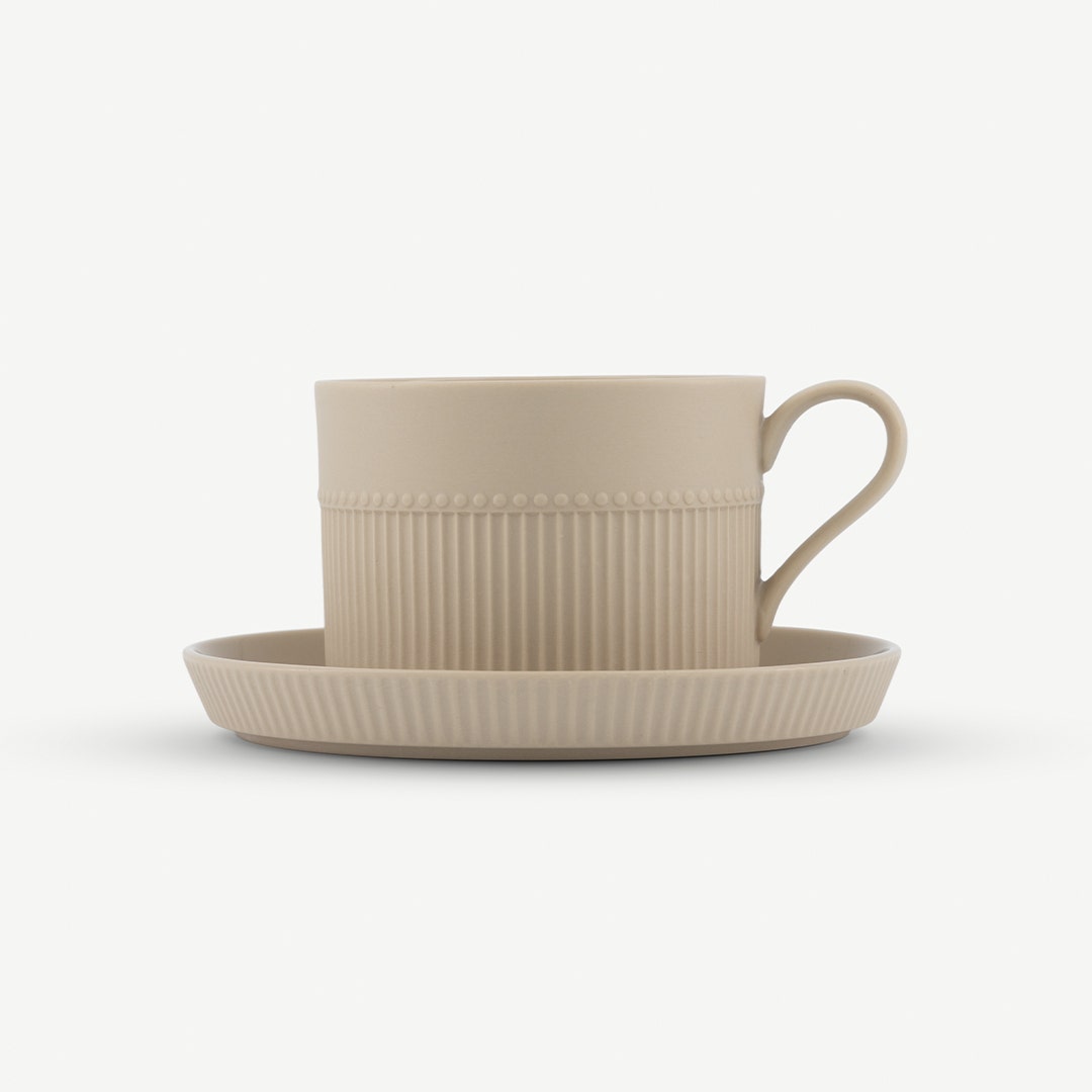 Keith Cup And Saucer 250ml Beige