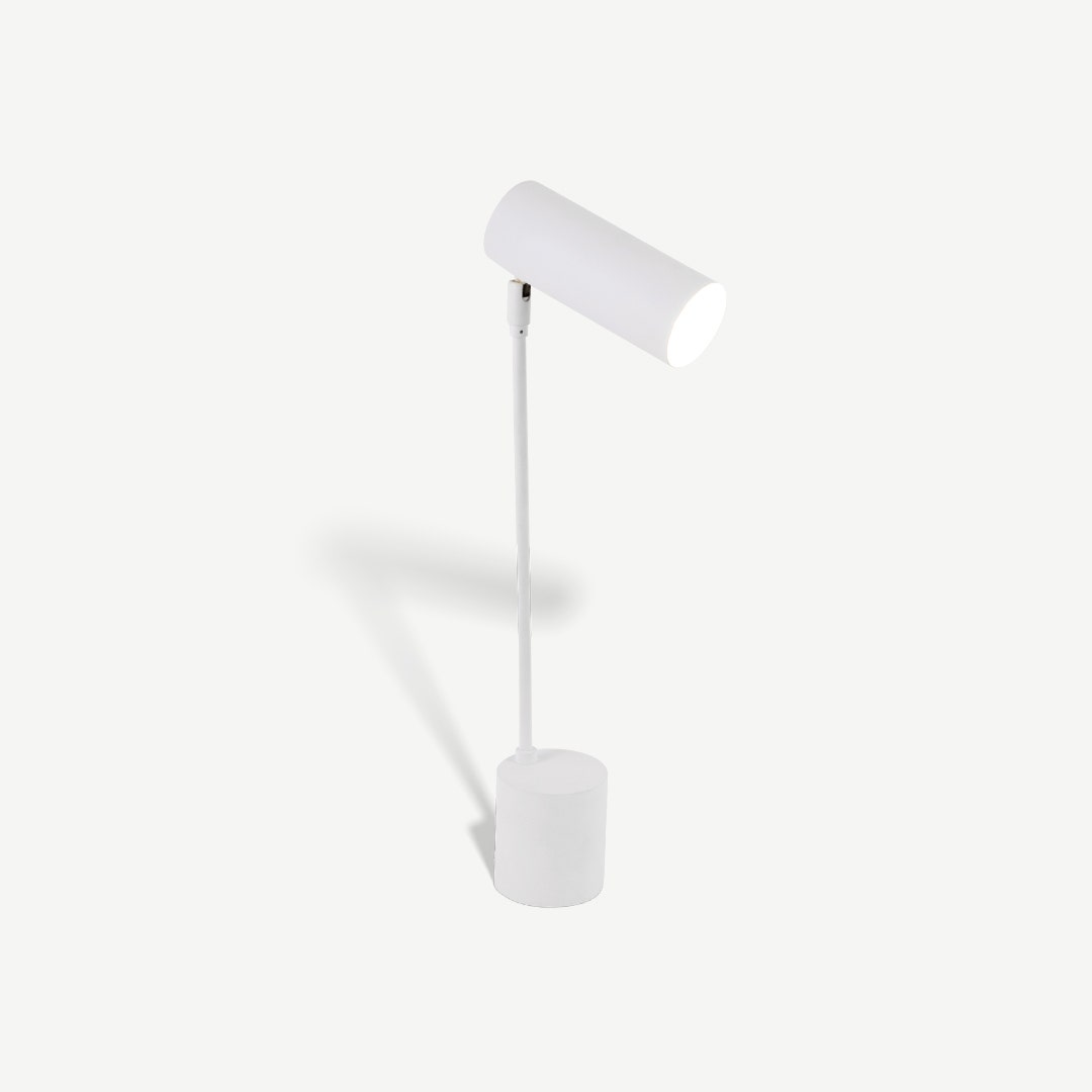 White and hotsell brass table lamp