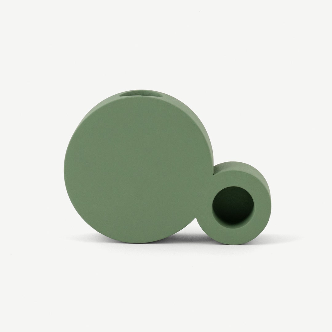 Killa Candle Holder Pastel Green