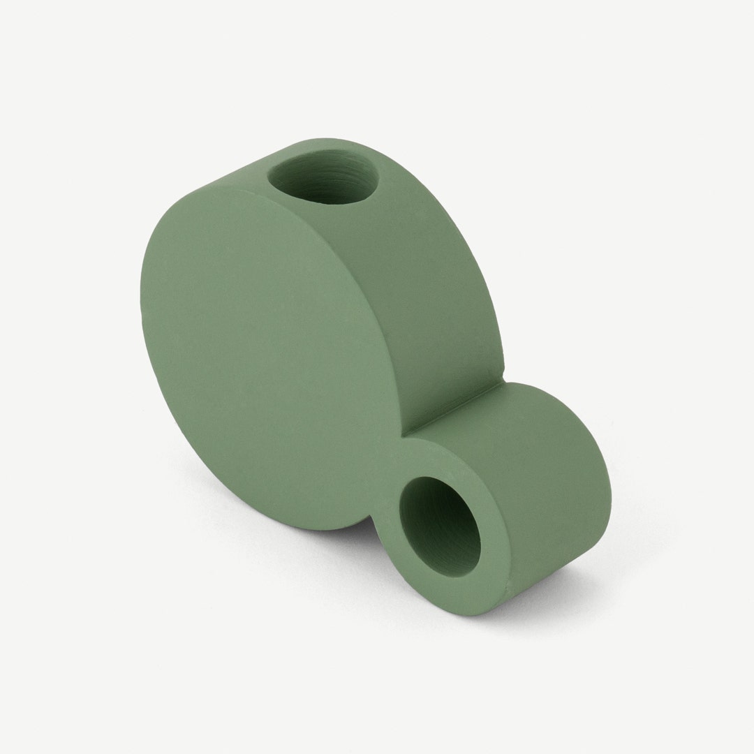 Killa Candle Holder Pastel Green
