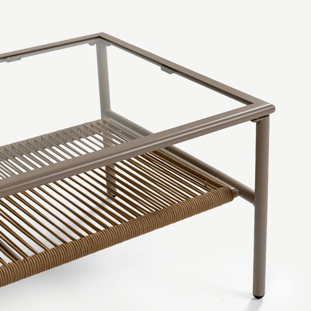 كليو طقم كنب خارجي 4 قطع - بيج