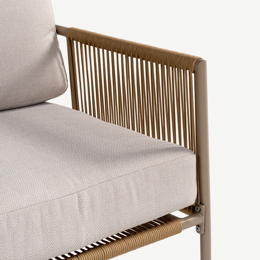 كليو طقم كنب خارجي 4 قطع - بيج